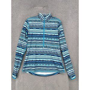 Nike Pro Dri Fit Warm 8 Bit 1/2 Zip Long Sleeve Top 685681-407 Size Large